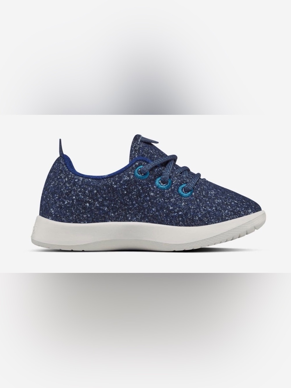 Smallbirds Kids Navy Blue Wool Runners Shoes